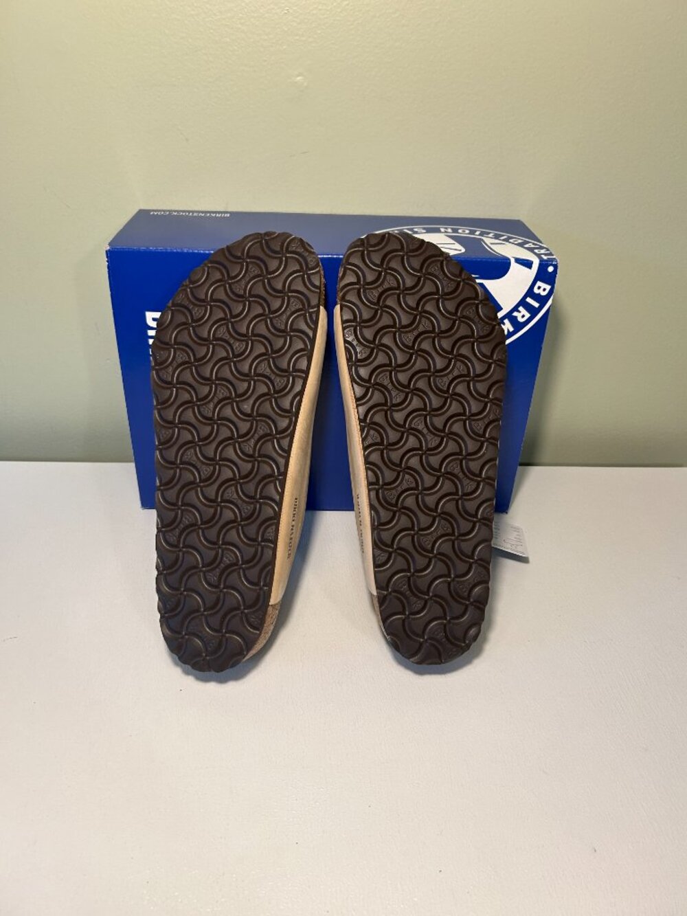 Birkenstock Women's Arizona Big Buckle Nubuck Leather Sandals - Picture 13 of 16